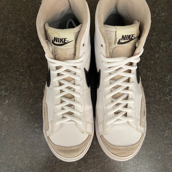 Nike Blazer Mid '77 GS 'White Black Volt' - Size 6Y - Picture 6 of 11